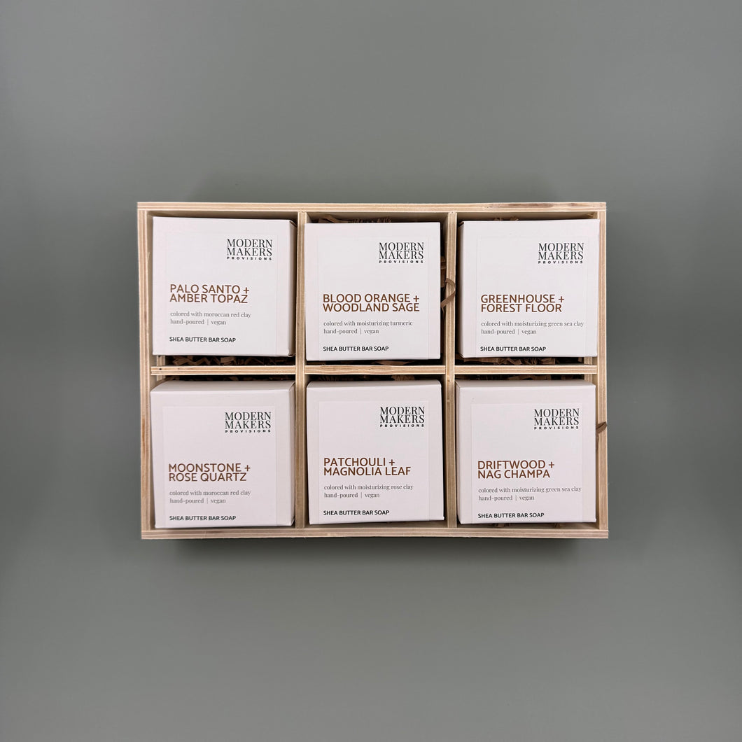 Bar Soap - wooden giftbox