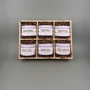 Candle Tin - wooden giftbox