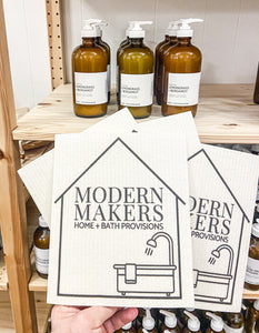 Modern Makers Home + Bath Swedish Dishcloth